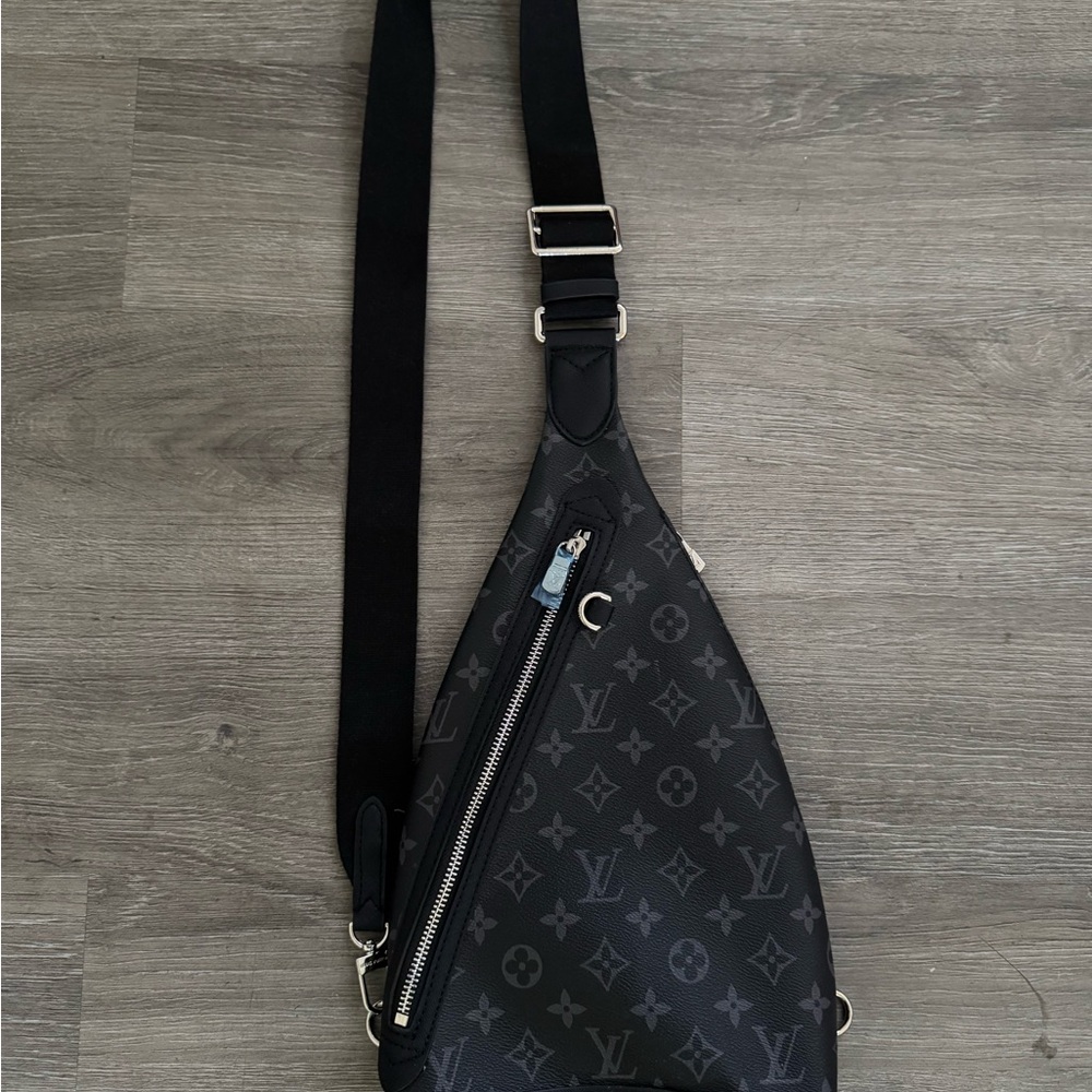 Black Monogram Sling Bag